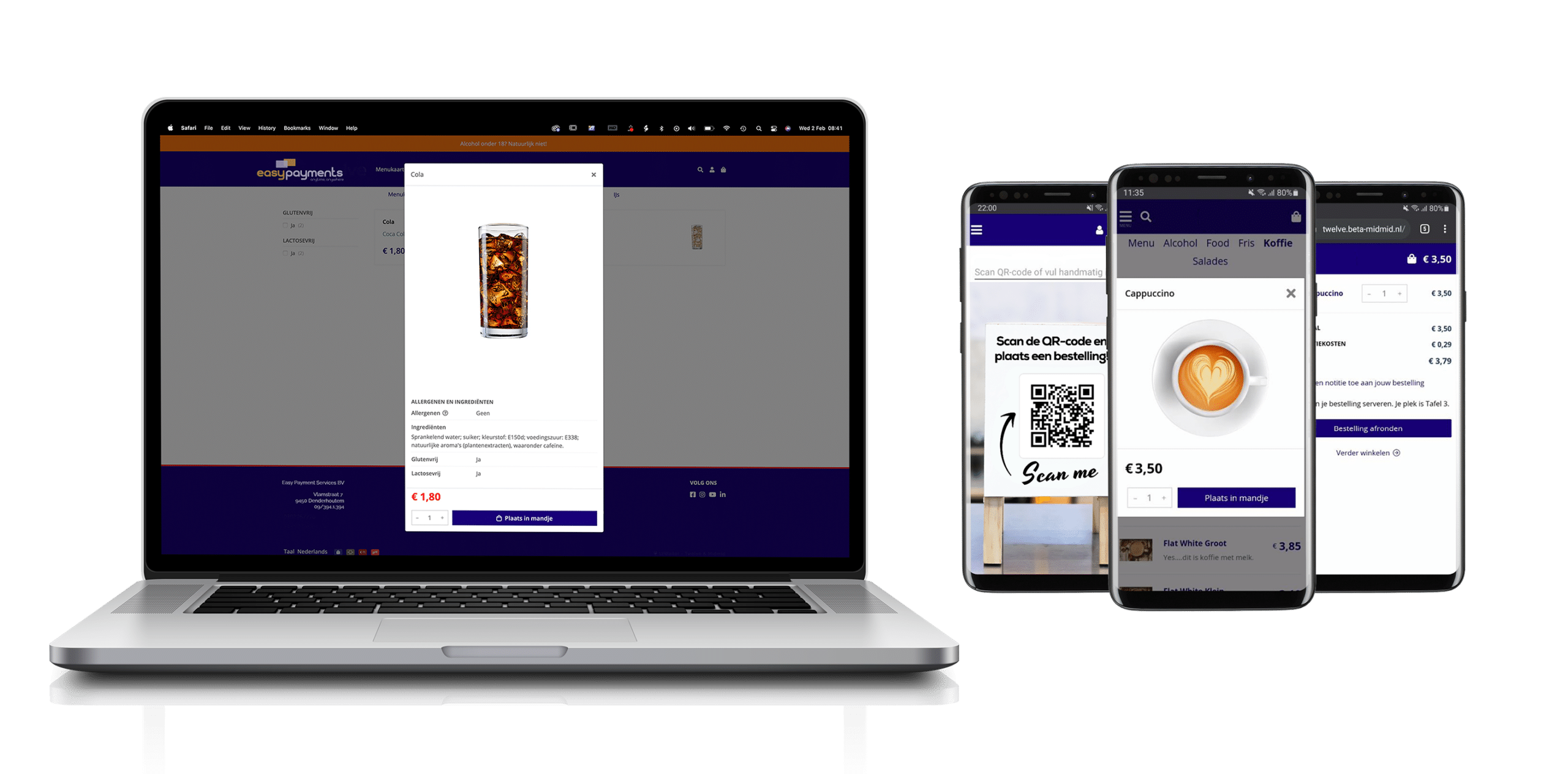 Contactloos bestellen en betalen met jouw eigen smartphone