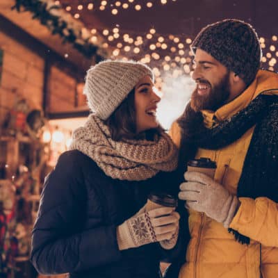 Betalingen ontvangen op de Kerstmarkt
