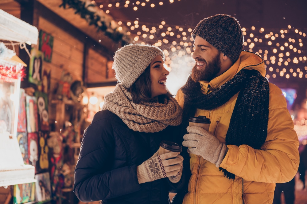 Betalingen ontvangen op de Kerstmarkt
